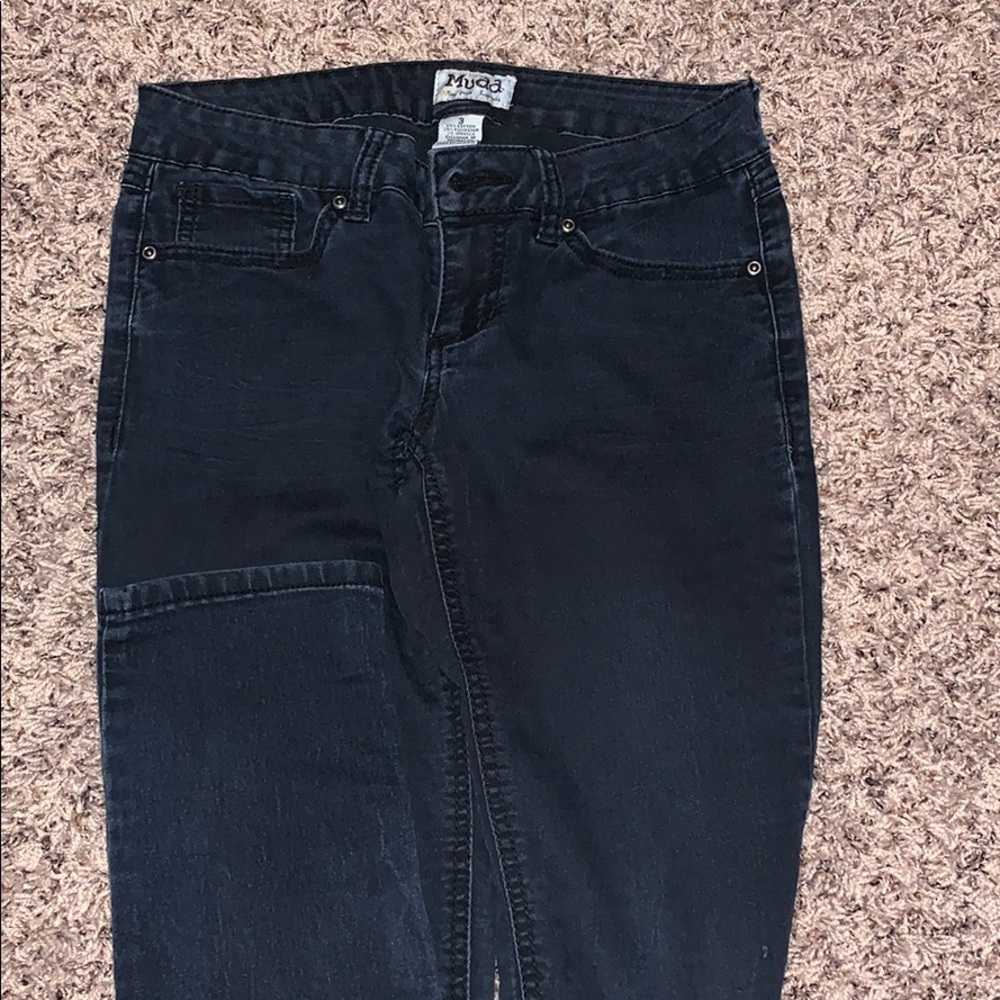 Black, skinny jeans